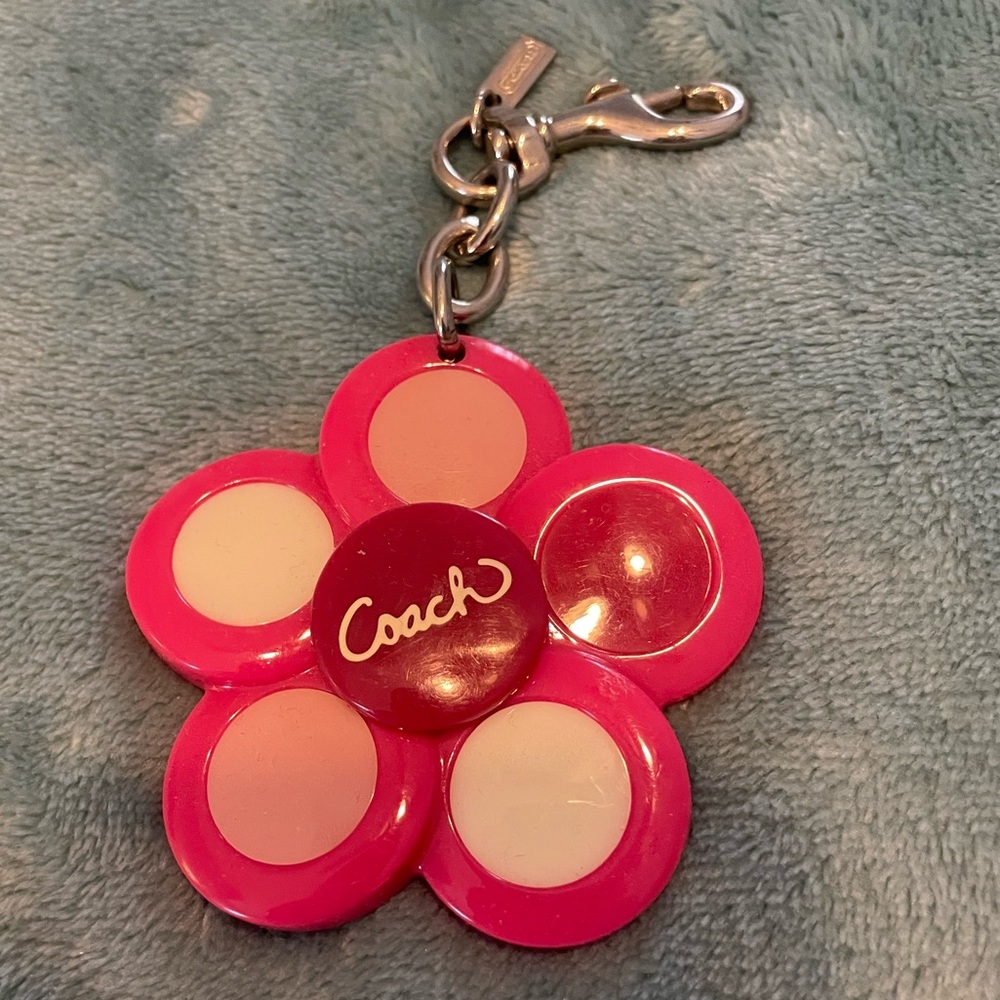 Coach Flower Charm/Keyfob